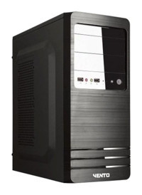 Vento Vs114F Mesh 3 Fanlı Siyah Dikey Micro ATX Standart Bilgisayar Kasası