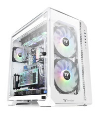Thermaltake Ca-1Q6-00M6Wn-00 RGB Mesh 13 Fanlı Beyaz Dikey ATX Oyuncu Bilgisayar Kasası