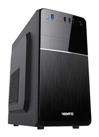 Vento Cıo Tml117 1 Fanlı Siyah Dikey Micro ATX Standart Bilgisayar Kasası