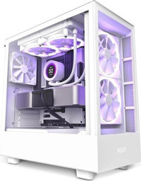 Nzxt H5 Elite RGB Mesh Beyaz Dikey ATX Oyuncu Bilgisayar Kasası