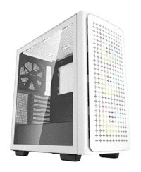Deepcool Ck560-Wh RGB Mesh 3 Fanlı Beyaz Dikey Mid Tower Oyuncu Bilgisayar Kasası