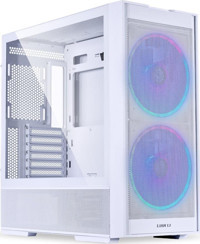 Lian Li Lancool 206 RGB Mesh 2 Fanlı Beyaz Dikey ATX Oyuncu Bilgisayar Kasası