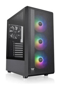 Thermaltake Ca-3X2-65M RGB 3 Fanlı Siyah Dikey Mid Tower Oyuncu Bilgisayar Kasası