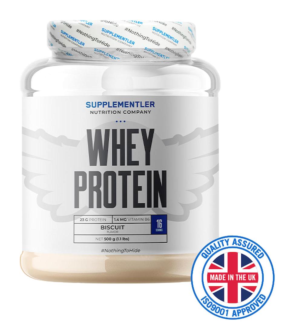 Supplementler Bisküvili Whey Protein Protein Tozu 500 gr