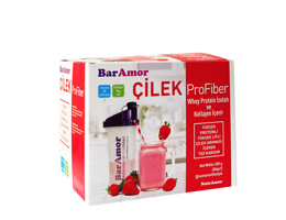Baramor Profiber Çilekli İzole Protein Protein Tozu 280 gr