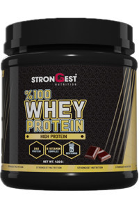 Strongest Nutrition Çikolatalı Whey Protein Protein Tozu 420 gr