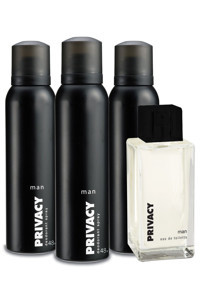 Privacy Man 4 Parça Erkek Parfüm Deodarant Seti EDT