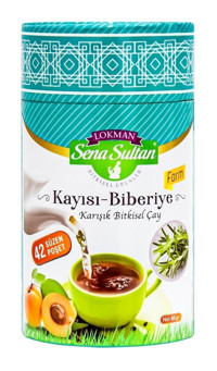 Lokman Sena Sultan Biberiye-Kayısı Karışık Poşet Bitki Çayı 42 Adet
