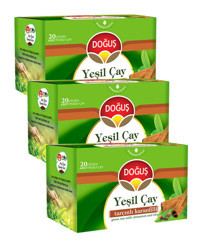 Doğuş Tarçın-Karanfil-Yeşil Karışık Poşet Bitki Çayı 3x20 Adet