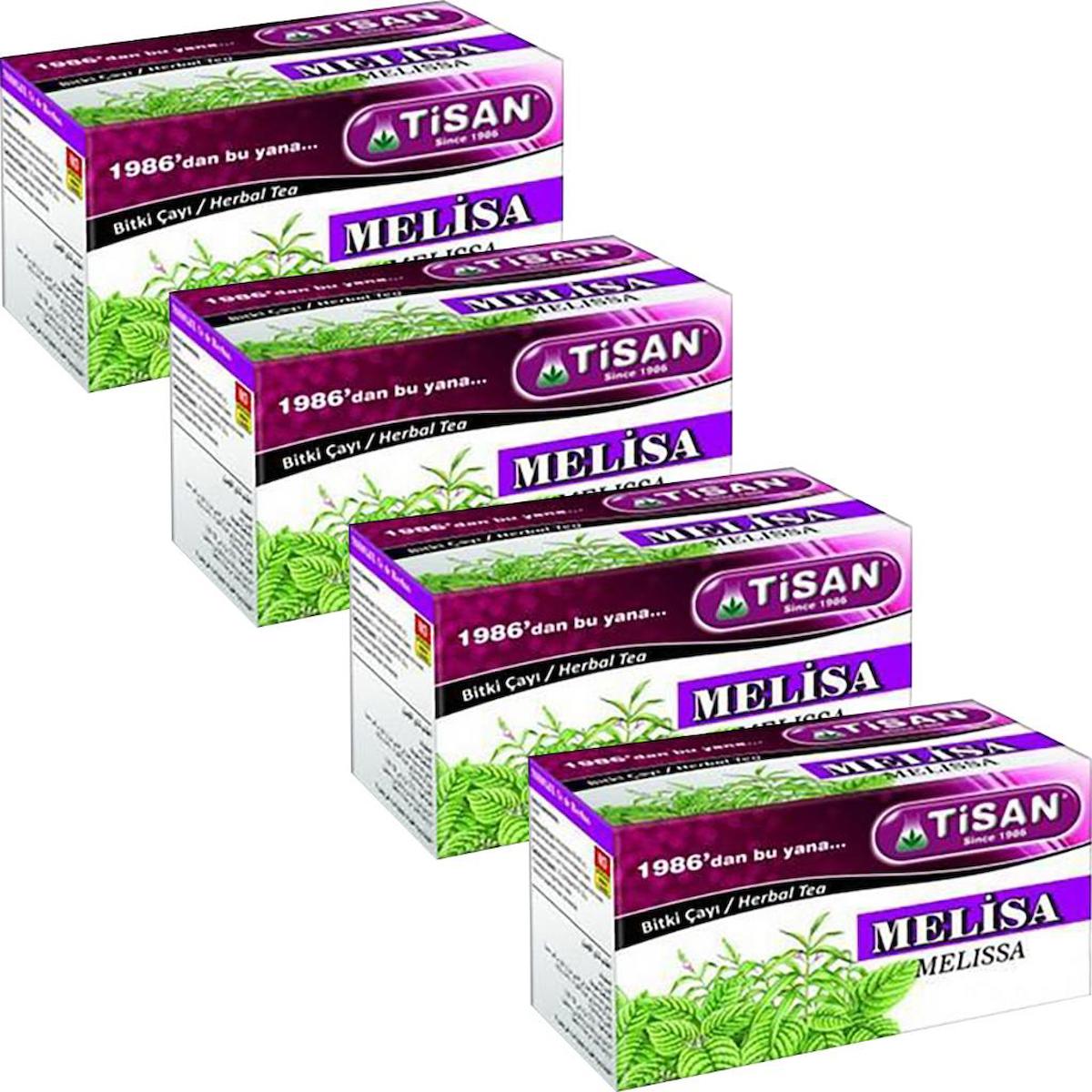 Tisan Melisa Poşet Bitki Çayı 4x20 Adet