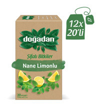Doğadan Nane Limon Karışık Poşet Bitki Çayı 12x20 Adet