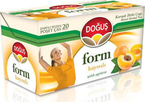 Doğuş Form Kayısı Poşet Bitki Çayı 12x20 Adet