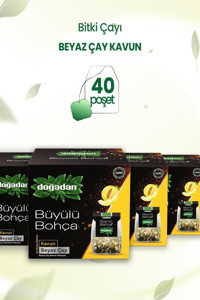 Doğadan Büyülü Bohça Kavun-Beyaz Çay Karışık Poşet Bitki Çayı 4x10 Adet