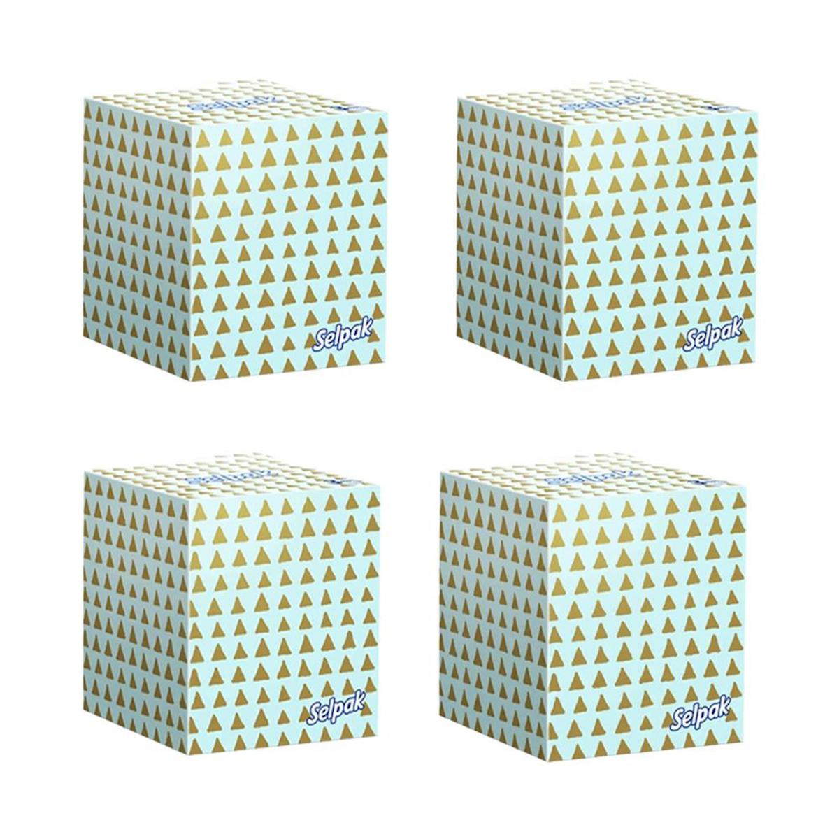 Selpak Butik Kutu Kağıt Peçete 4x50'li
