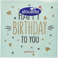 Alouette Happy Birthday Desenli Kağıt Peçete 35'li