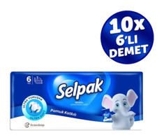 Selpak Kağıt Peçete 10x6'lı