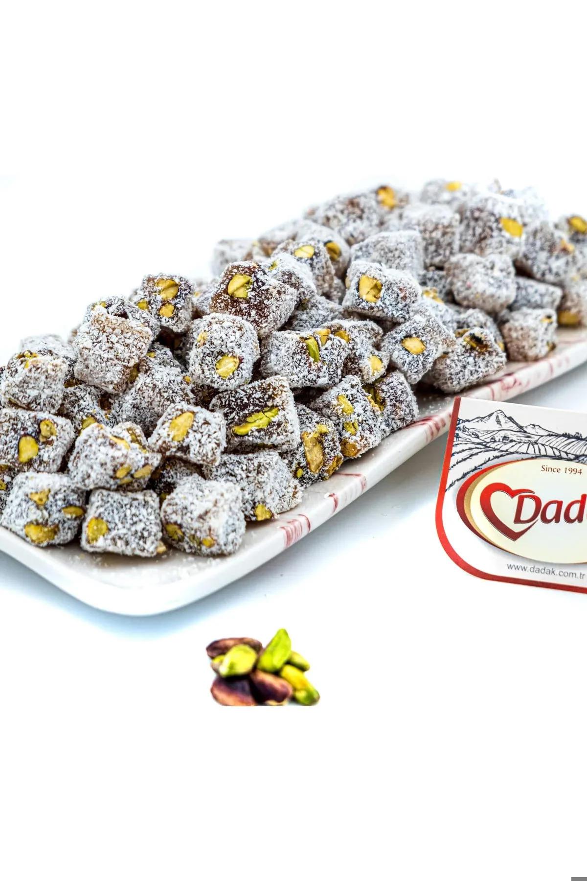 Dadak Mini Antep Fıstıklı Çifte Kavrulmuş Lokum 500 gr