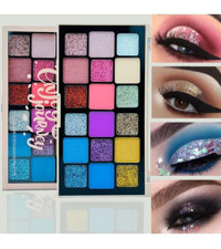 Rowenarose 18'li Toz Simli Glitter Palet Göz Farı