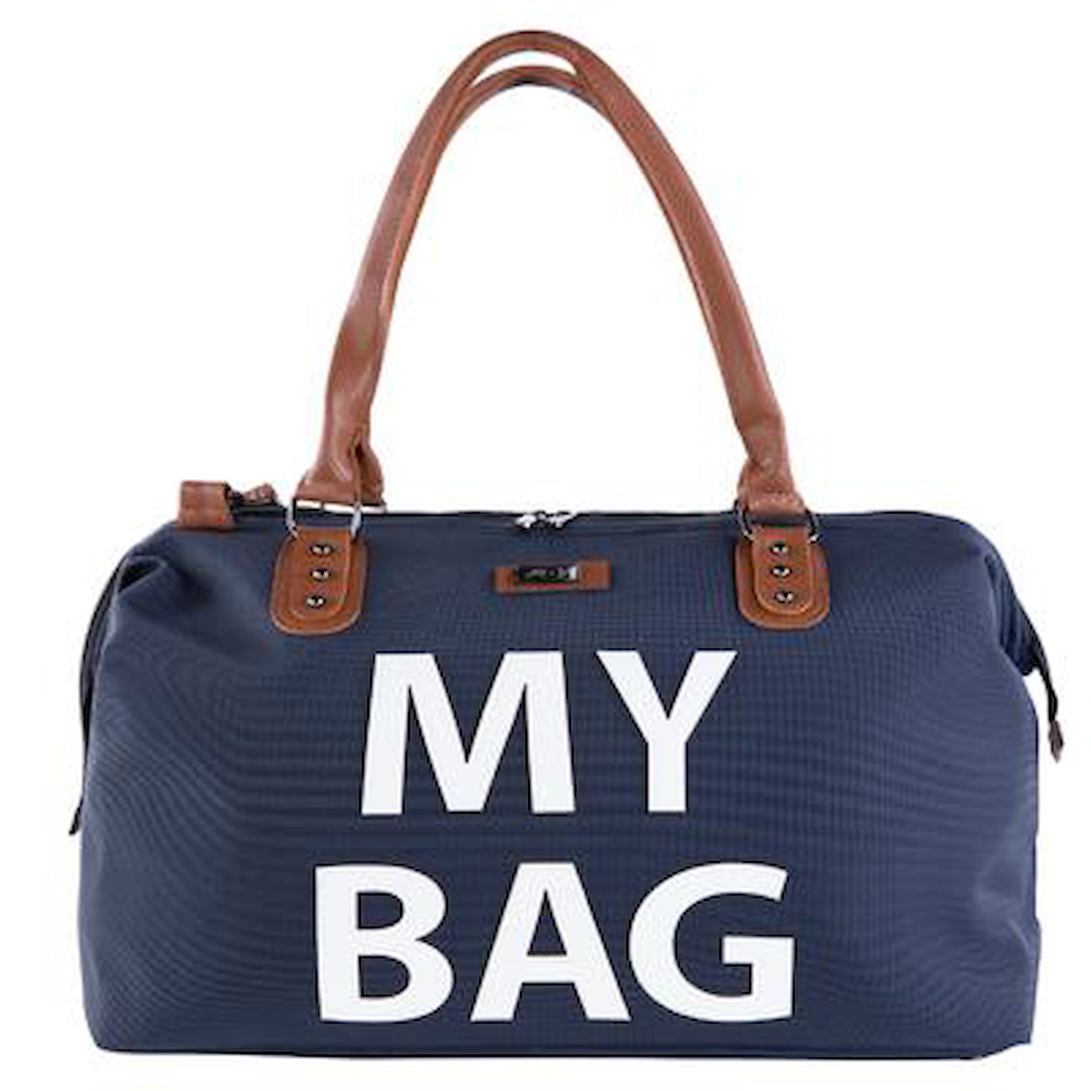M&Y My Bag 7070 Su Geçirmez Baskılı Suni Deri Bebek Omuz Çantası Lacivert