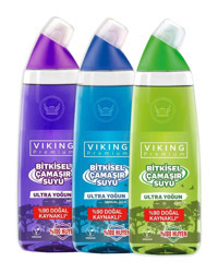 Viking Premium Amber-Misk-Sandal Ağacı Banyo-Mutfak İçin Sıvı ÇamaşırSuyu 3x750 ml