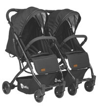 Mimma Baby Katlanabilir 360 Derece Dönebilen Kabin Tipi Baston İkiz Bebek Arabası