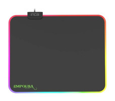 Inca EMPOUSA RGB 32x27 cm Medium Gaming Mousepad Siyah