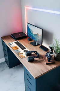 Decorita 40x80 cm Large Gaming Mousepad Bej