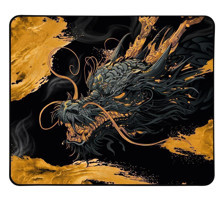 KlasseGear Drakonos Bilek Destekli 48x40 cm Gaming Mousepad Çok Renkli