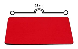 Elba 220S 22x18 cm Small Mousepad Kırmızı