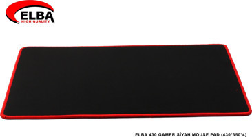 Elba Bilek Destekli Gaming Mousepad Siyah