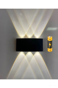 Buiva 6'lı Plastik LED Aplik Siyah