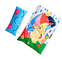 Jusso Ayıcık Desenli Yastıklı Yıkanabilir 55x38 cm Alt Açma Minderi