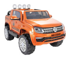 Pilsan 12 V Üstü Açık Çift Kişilik Akülü Araba Turuncu