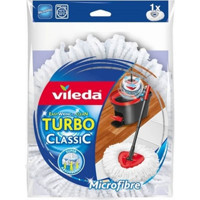 Vileda Turbo Tekli Yedek Mop Beyaz