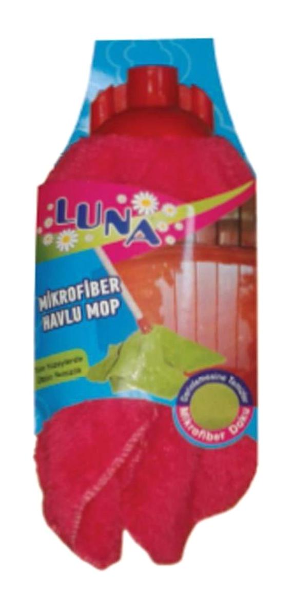 Luna Tekli Yedek Mop Kırmızı