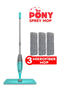 Pony 3'lü Mop Yeşil