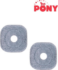 Pony 2'li Yedek Mop Gri
