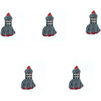 Silver Home 5'li Yedek Mop Gri