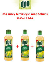 Doa Organik Sıvı Arap Sabunu 3x1 lt