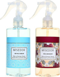 Misedor Beyaz Sabun-Gül Bahçesi Oda Kokusu 2x330 ml