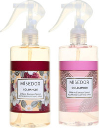 Misedor Amber-Gül Bahçesi Oda Kokusu 2x330 ml
