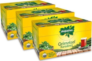 Doğadan Demlik Poşet Çay 3'lü 100 Adet