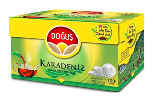 Doğuş Karadeniz Bergamot Demlik Poşet Çay 3'lü 100 Adet