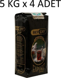 Bey Çay Export Organik Siyah Çay Dökme Çay 4 'lü 5 kg