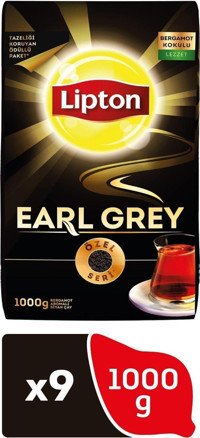 Lipton Earl Grey Organik Siyah Çay Dökme Çay 9'lu 1 kg