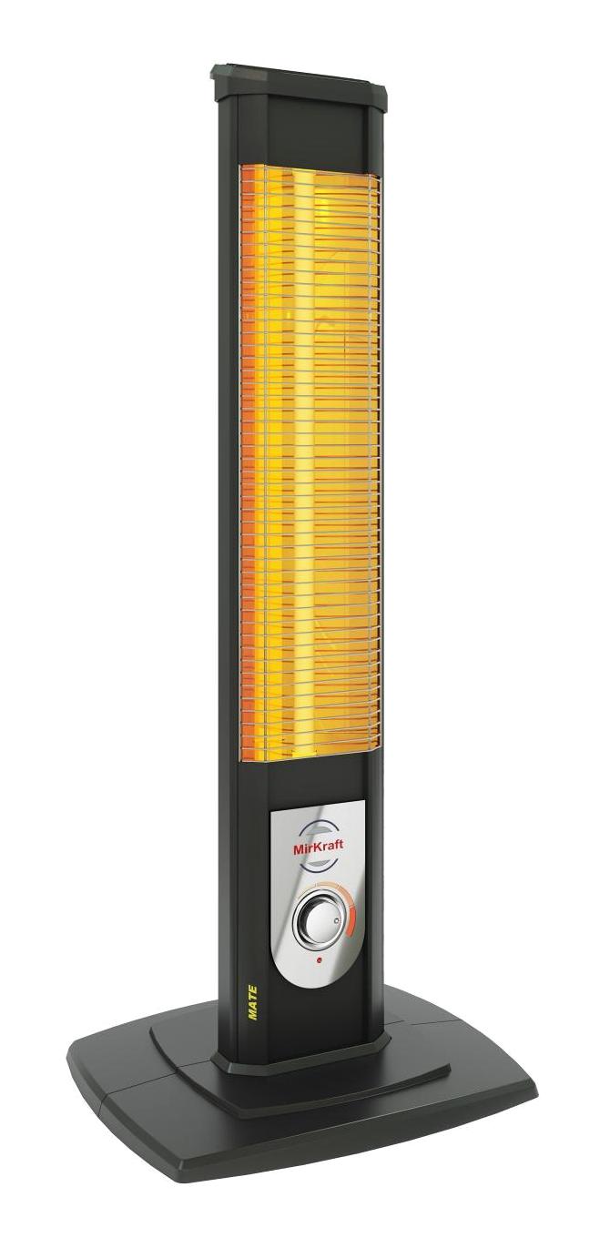 Mirkraft Mate 2500 W Kule Tipi Infrared Isıtıcı Siyah
