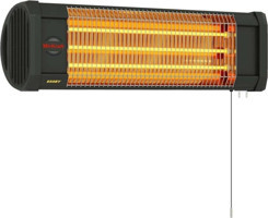 Mirkraft Essby 1800 W Duvar Tipi Infrared Isıtıcı Siyah