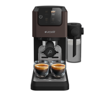 Arçelik EM 6450 Imperium Barista 1600 W Plastik Tezgah Üstü Kapsüllü Taşınabilir Yarı Otomatik Espresso Makinesi Kahverengi