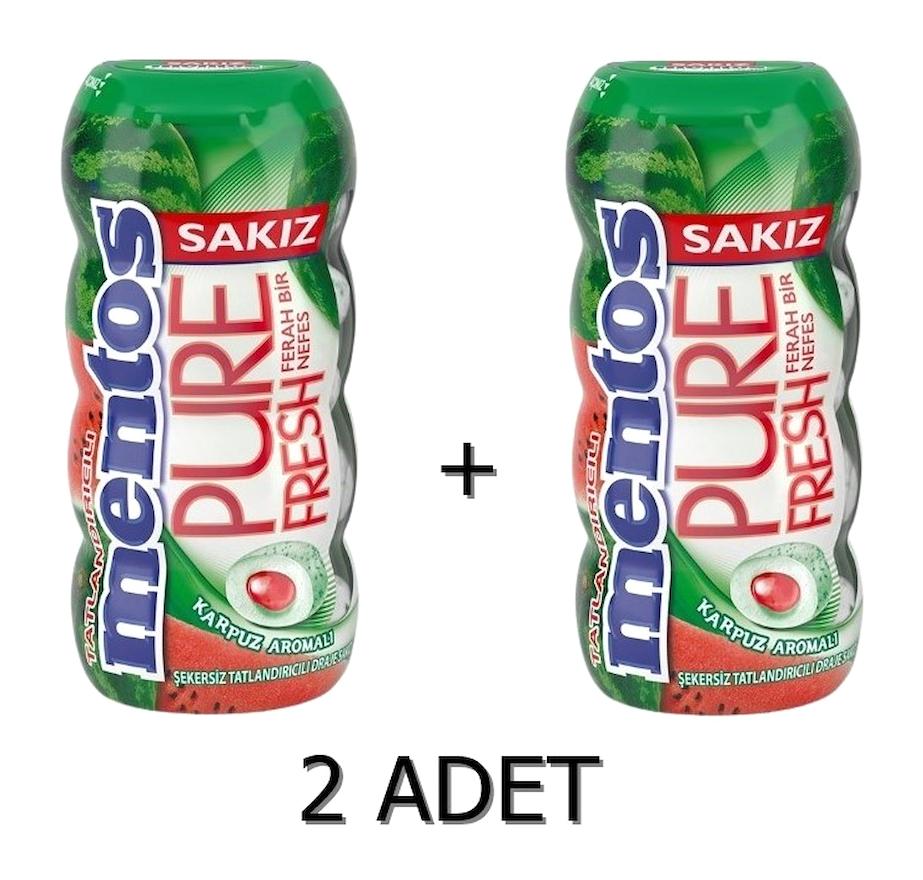 Mentos Pure Fresh Karpuzlu Sakız 2 Adet