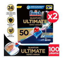 Finish Quantum Ultimate Tablet Bulaşık Makinesi Deterjanı 2x50 Adet